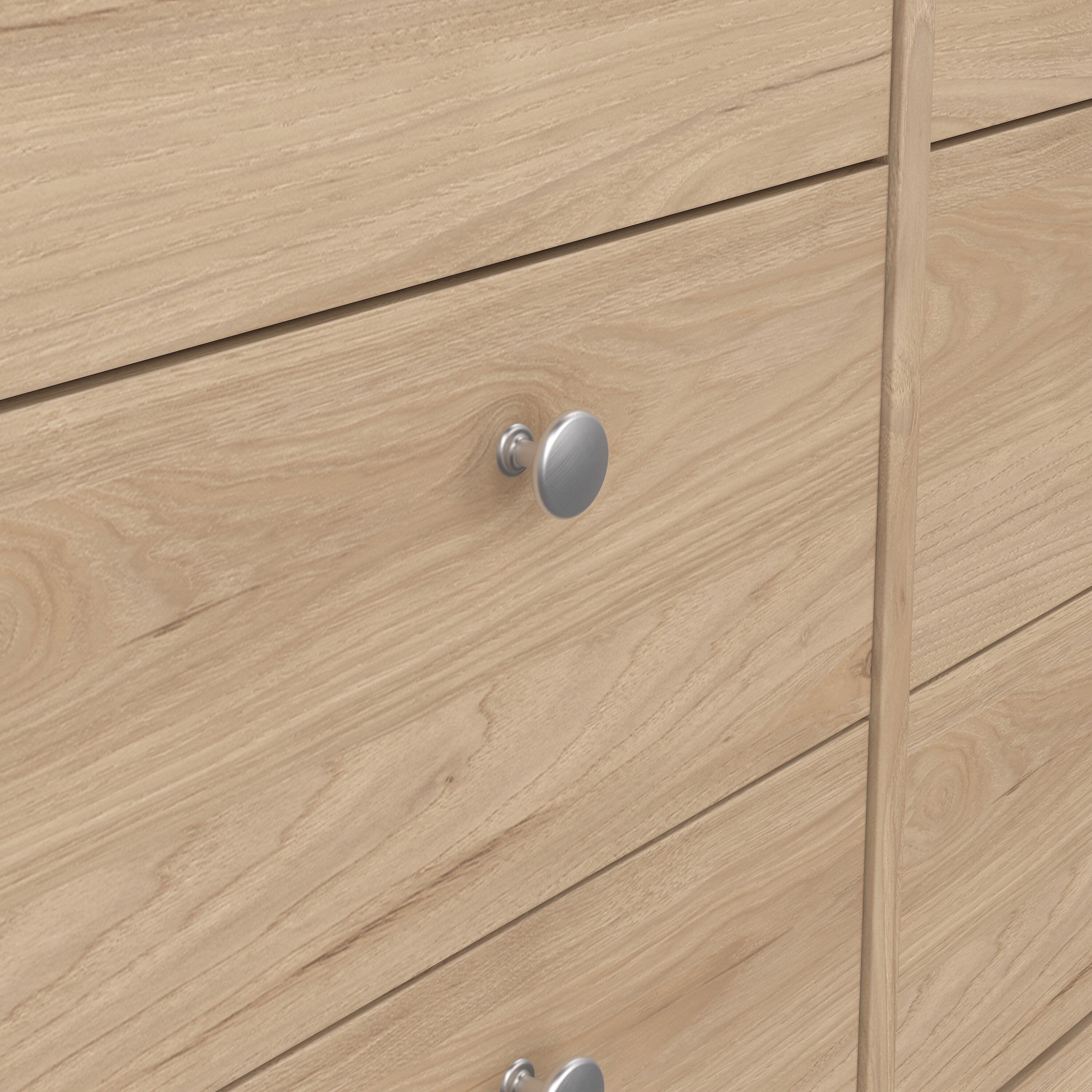 Maria Double Dresser 4+4 Drawers in Jackson Hickory Oak