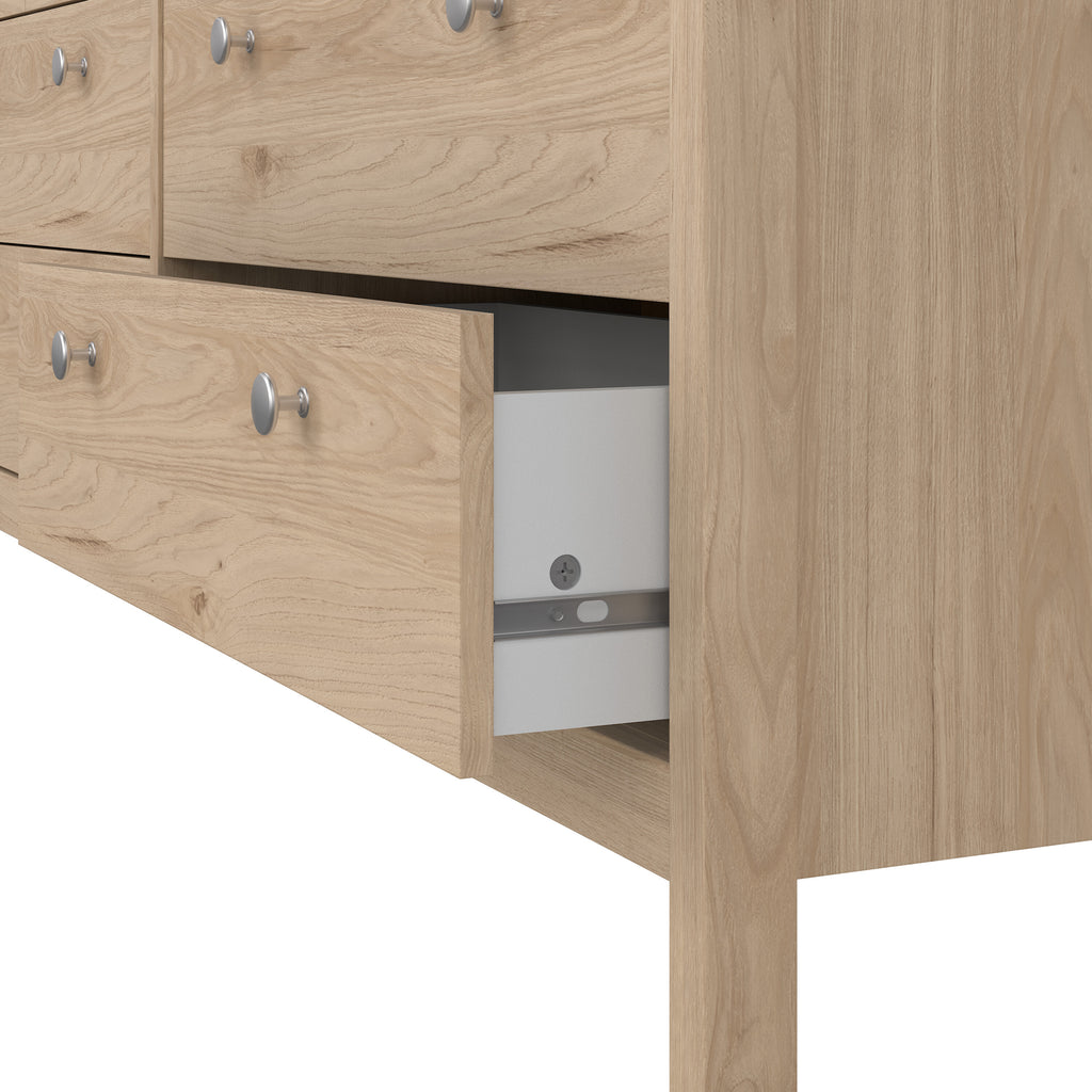 Maria Double Dresser 4+4 Drawers in Jackson Hickory Oak