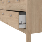 Maria Double Dresser 4+4 Drawers in Jackson Hickory Oak