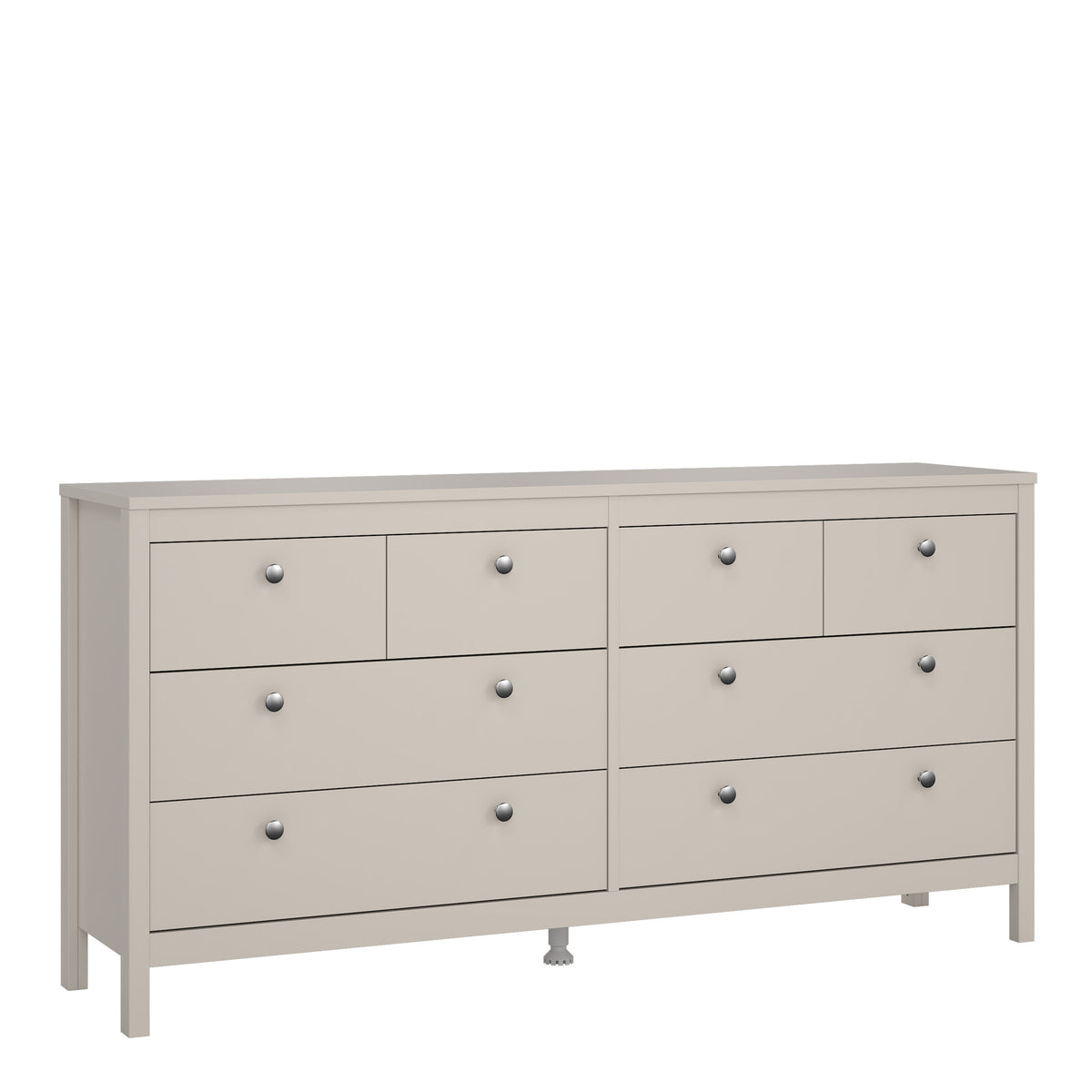 Maria Double Dresser 4+4 Drawers in Cashmere