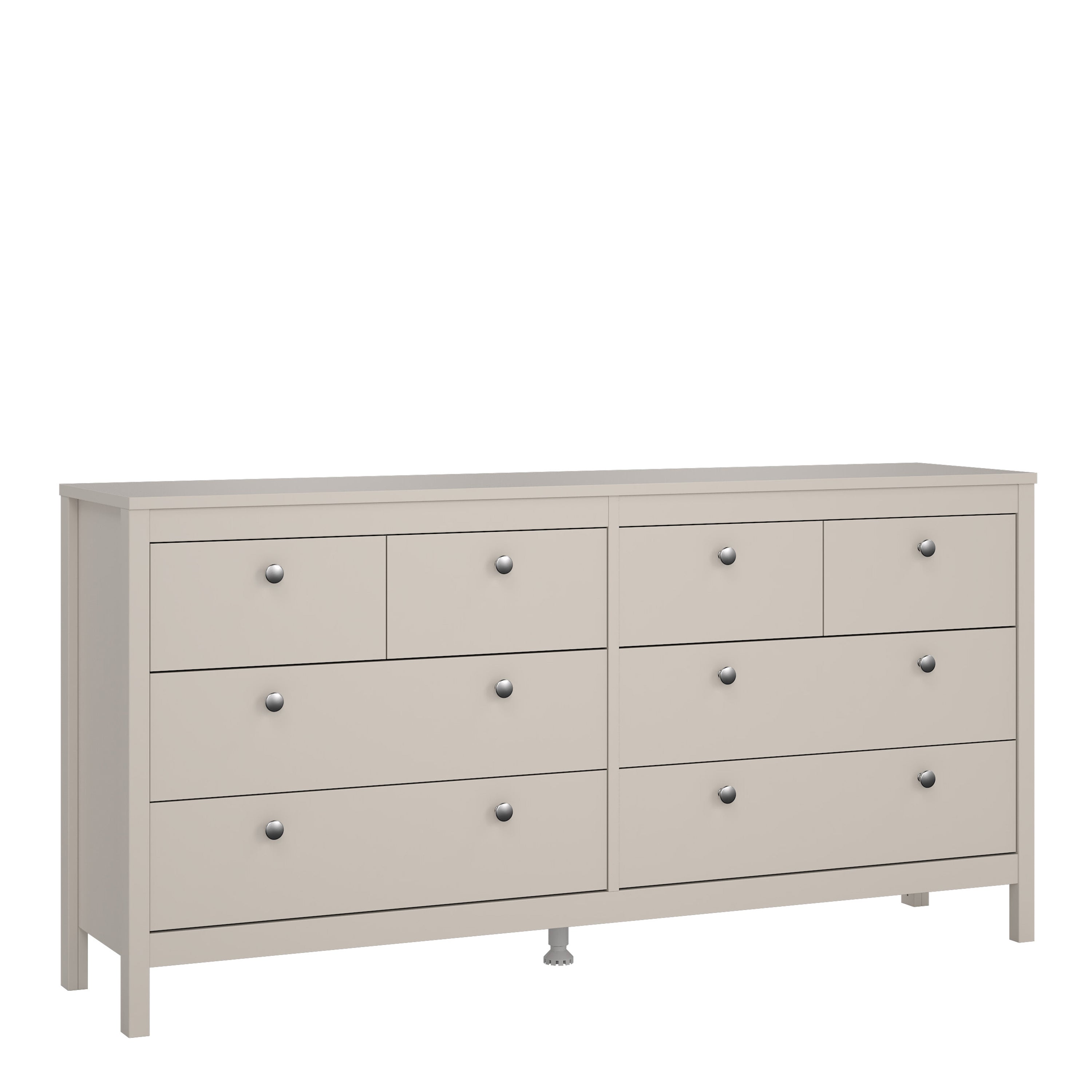 Maria Double Dresser 4+4 Drawers in Cashmere