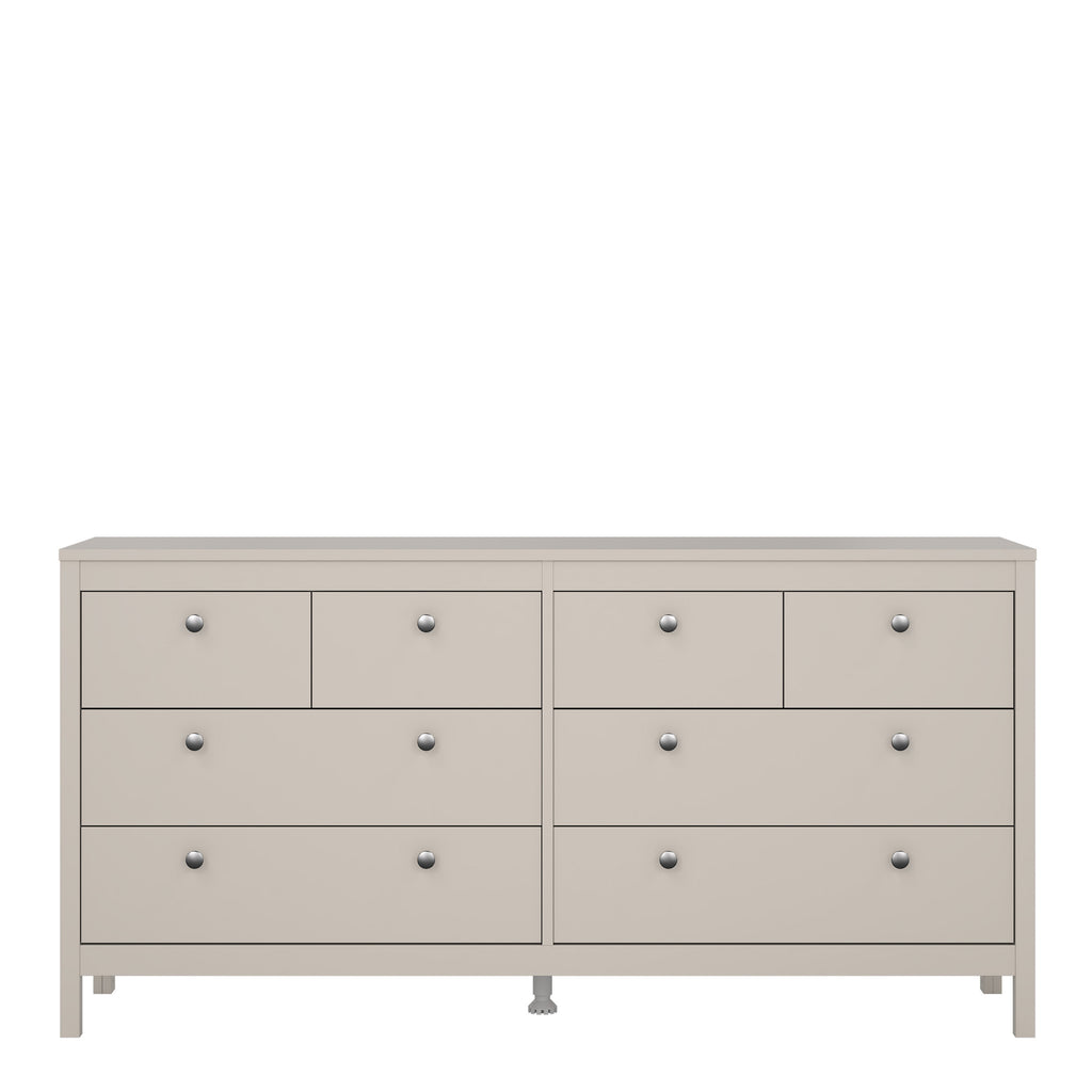 Maria Double Dresser 4+4 Drawers in Cashmere