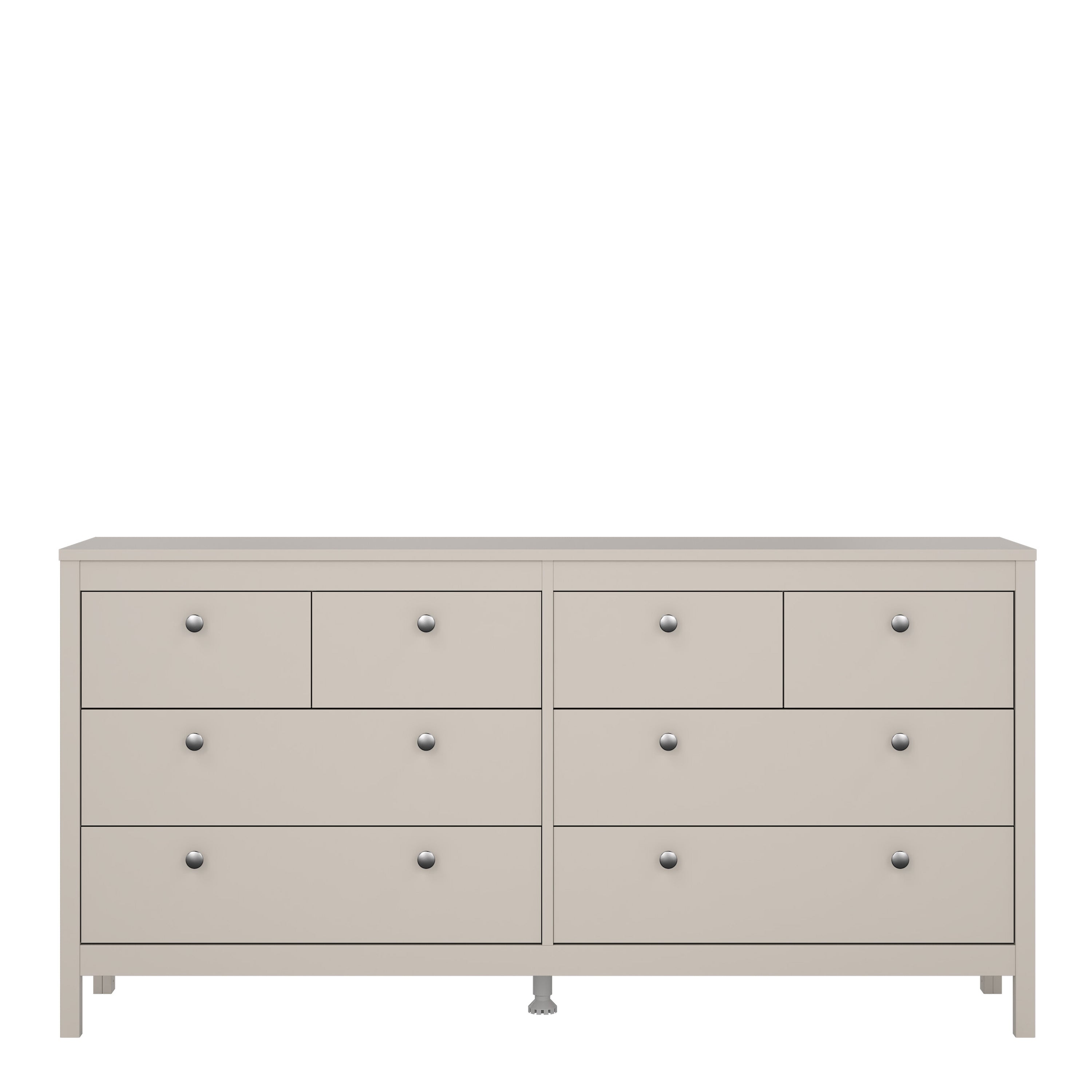 Maria Double Dresser 4+4 Drawers in Cashmere