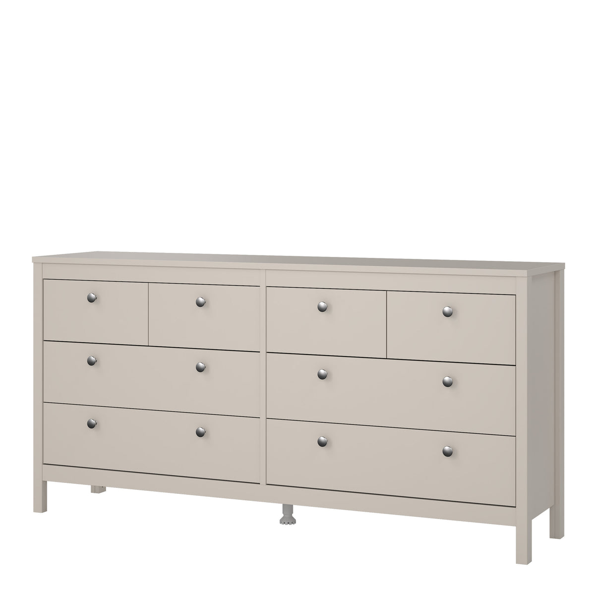 Maria Double Dresser 4+4 Drawers in Cashmere