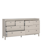 Maria Double Dresser 4+4 Drawers in Cashmere