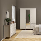 Maria Double Dresser 4+4 Drawers in Cashmere