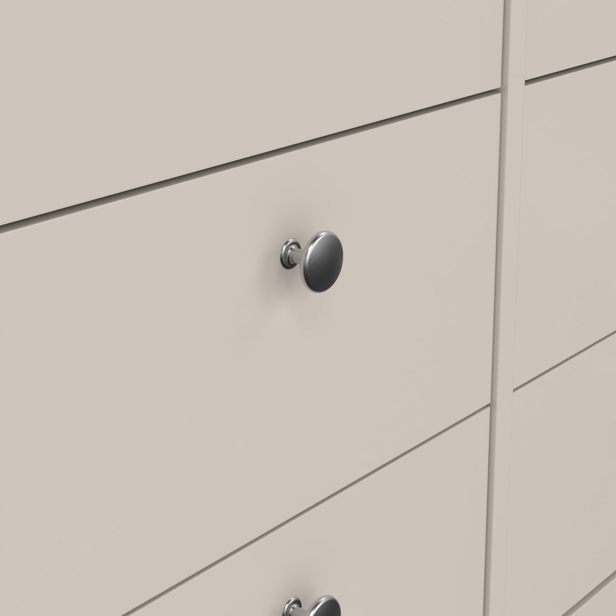 Maria Double Dresser 4+4 Drawers in Cashmere