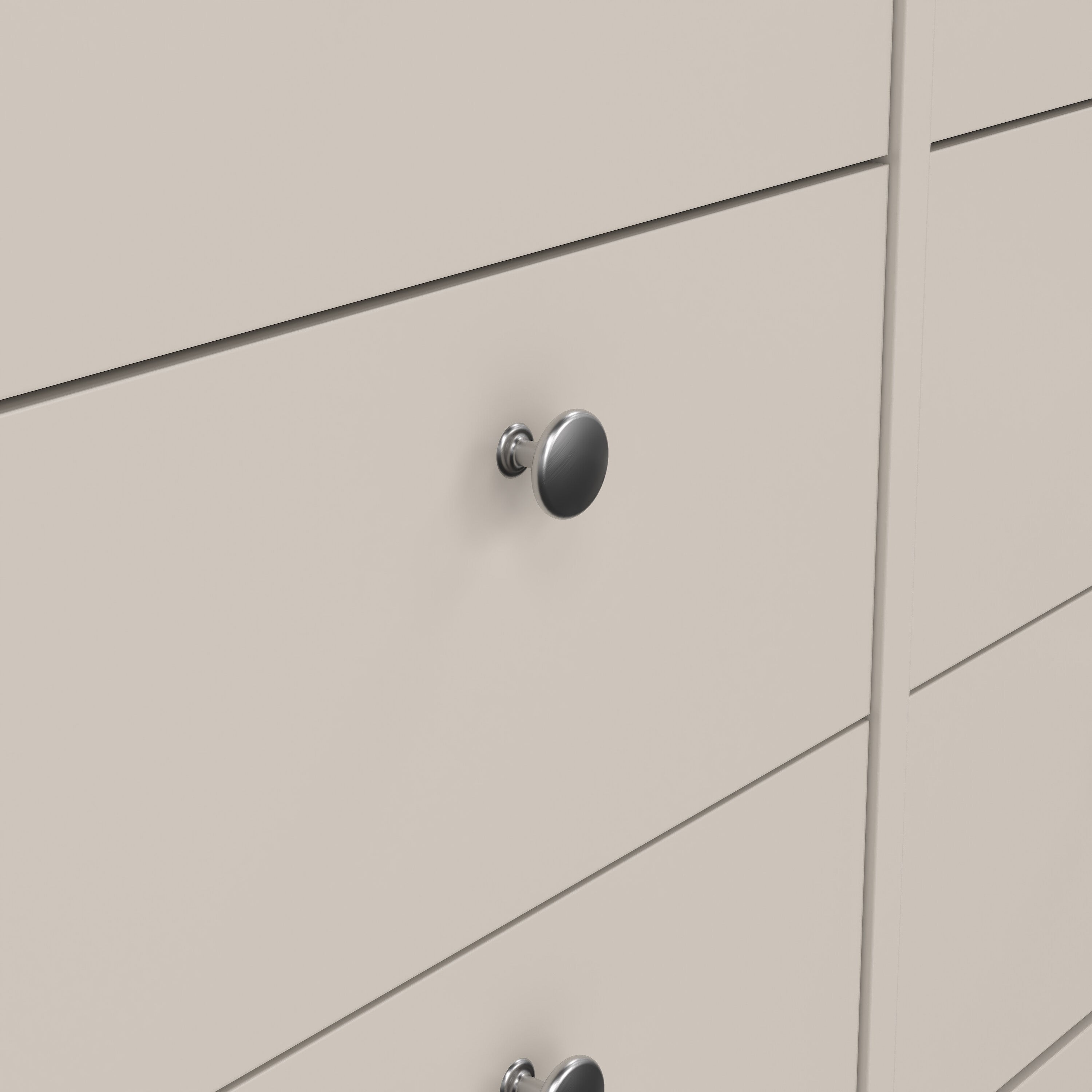Maria Double Dresser 4+4 Drawers in Cashmere