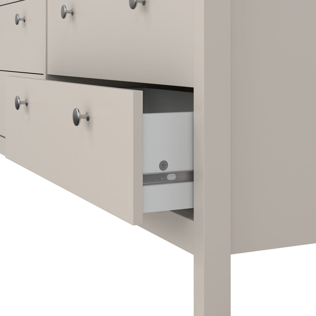 Maria Double Dresser 4+4 Drawers in Cashmere