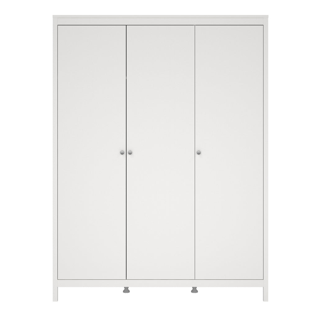 Maria Wardrobe with 3 Doors in White