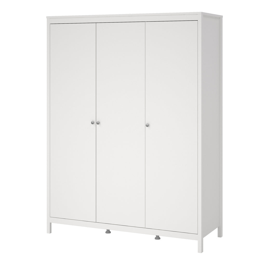 Maria Wardrobe with 3 Doors in White