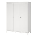 Maria Wardrobe with 3 Doors in White