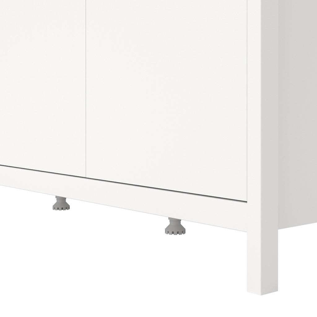 Maria Wardrobe with 3 Doors in White