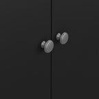 Maria Wardrobe with 3 Doors in Matt Black