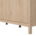 Maria Wardrobe with 3 Doors in Jackson Hickory Oak