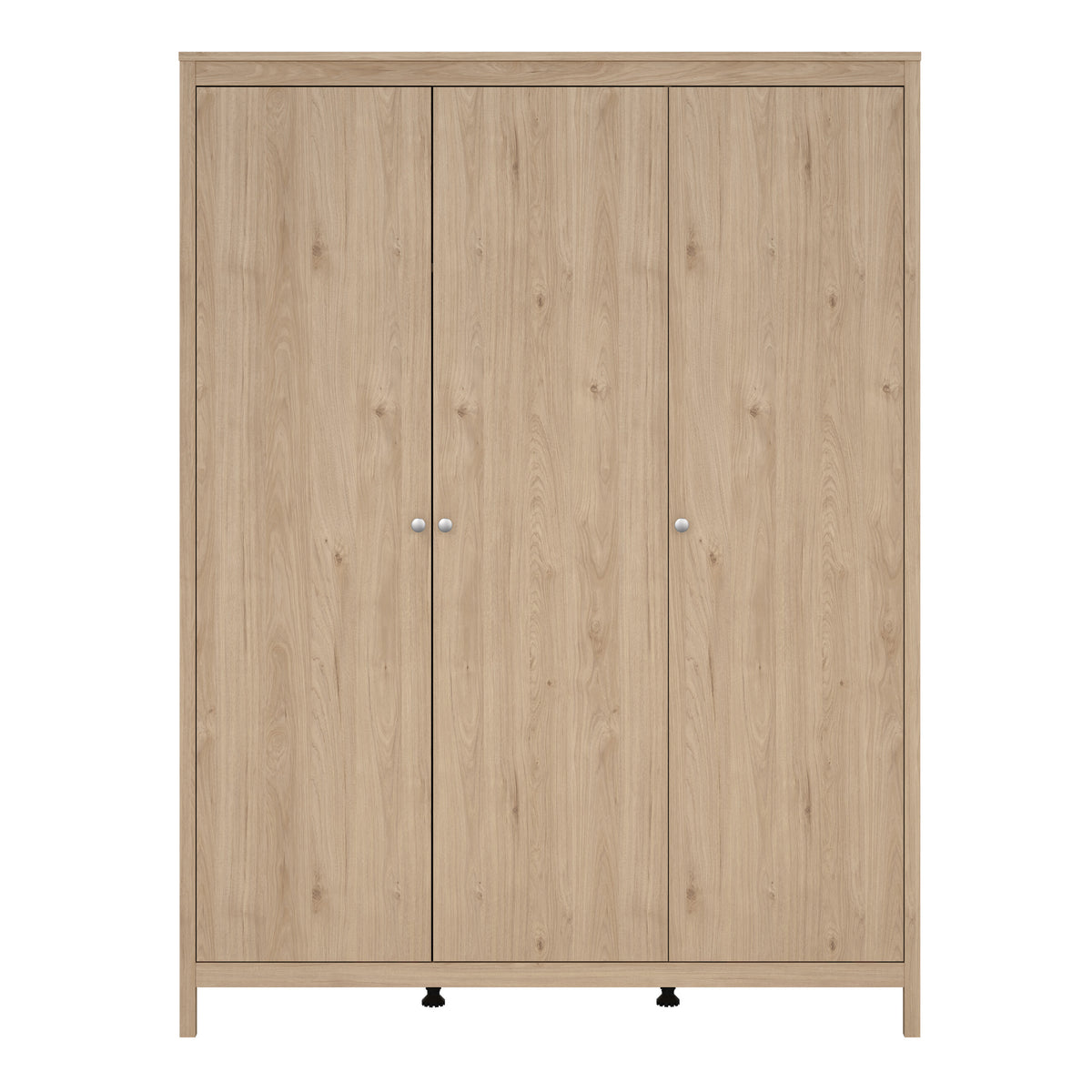 Maria Wardrobe with 3 Doors in Jackson Hickory Oak