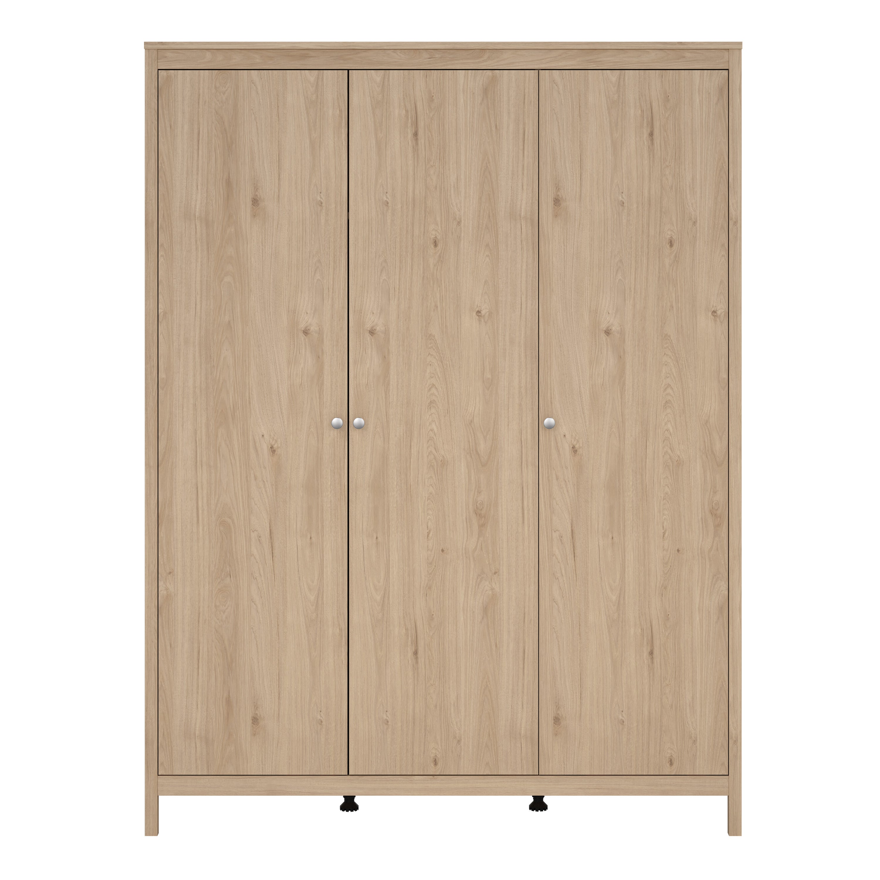 Maria Wardrobe with 3 Doors in Jackson Hickory Oak