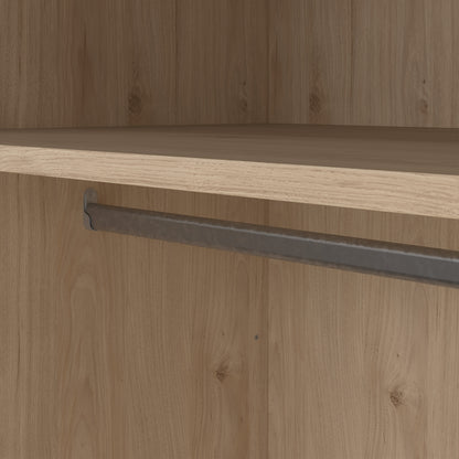 Maria Wardrobe with 3 Doors in Jackson Hickory Oak