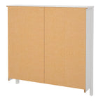 Maria Shoe Cabinet 4 Flip Down Doors in White