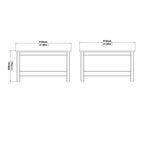 Maria Coffee Table in White