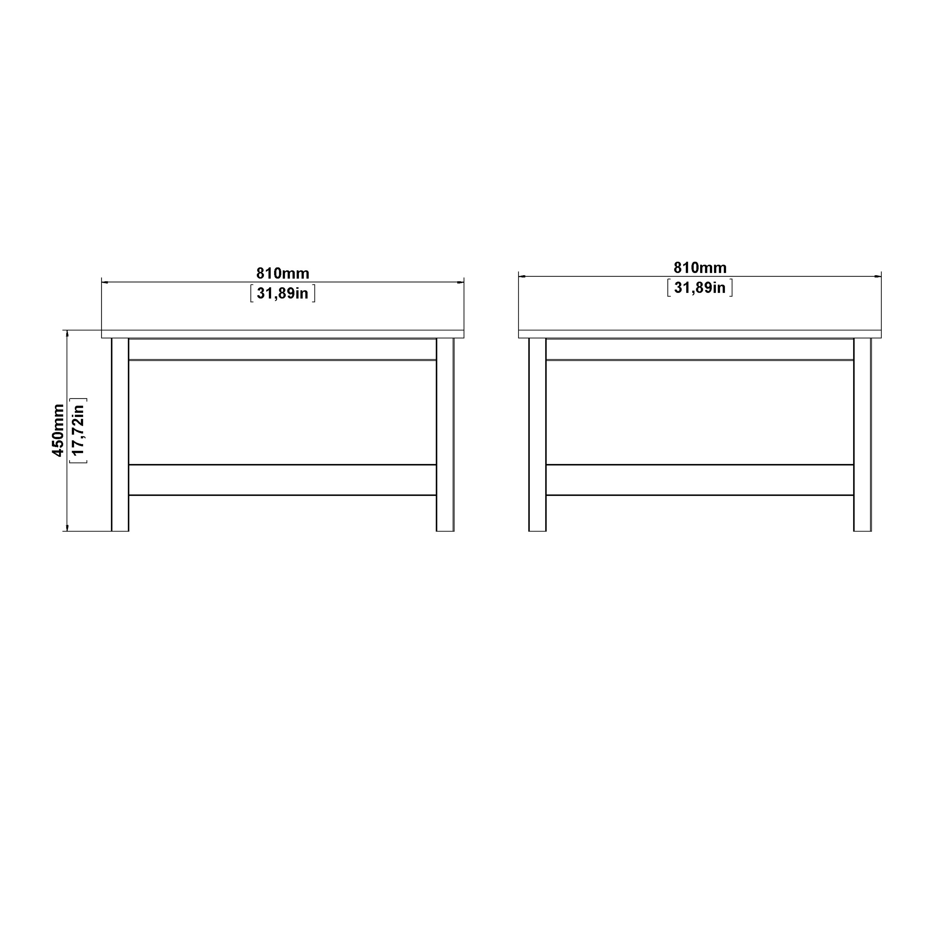 Maria Coffee Table in White