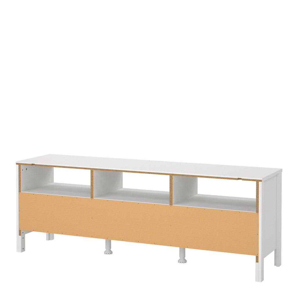 Maria TV Unit 3 Drawers in White