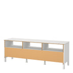 Maria TV Unit 3 Drawers in White