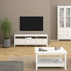 Maria TV Unit 3 Drawers in White