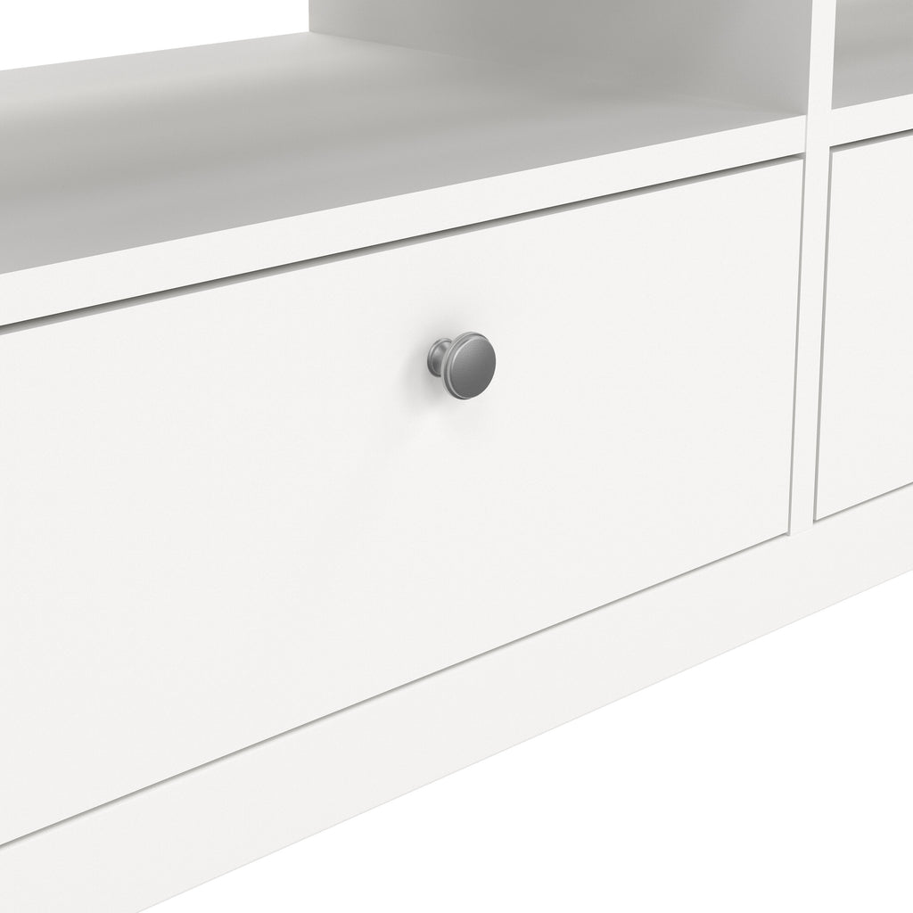 Maria TV Unit 3 Drawers in White