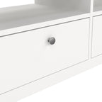 Maria TV Unit 3 Drawers in White