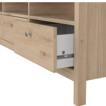 Maria TV-Unit 3 Drawers in Jackson Hickory Oak