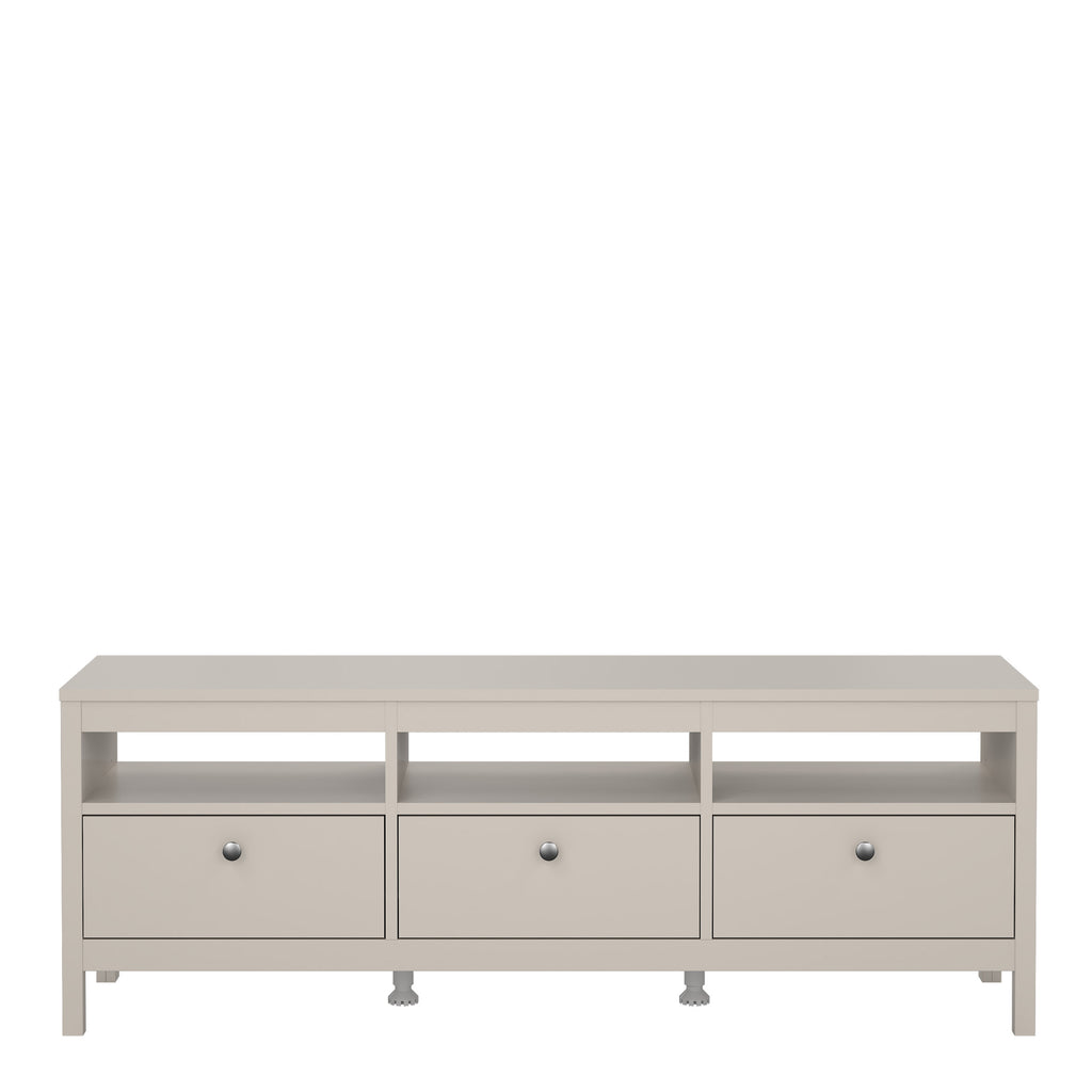 Maria TV Unit 3 Drawers in Cashmere