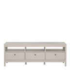 Maria TV Unit 3 Drawers in Cashmere