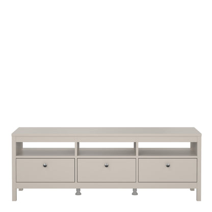 Maria TV Unit 3 Drawers in Cashmere