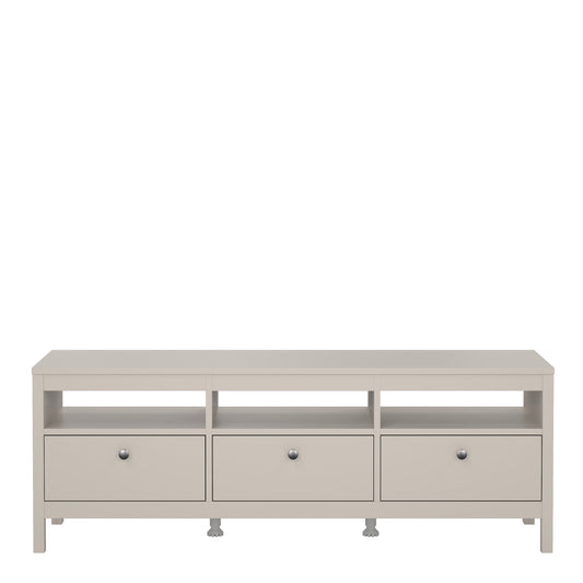 Maria TV Unit 3 Drawers in Cashmere
