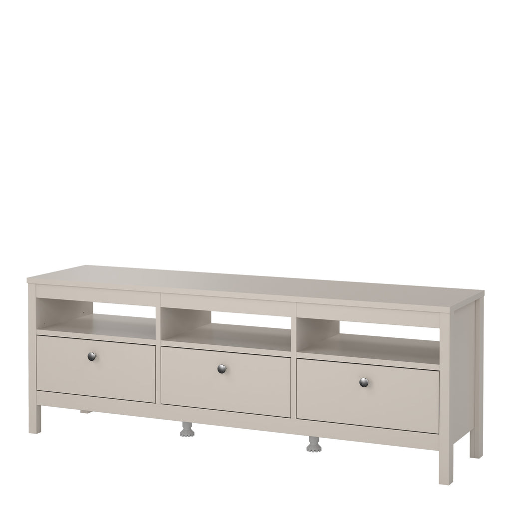 Maria TV Unit 3 Drawers in Cashmere