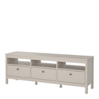 Maria TV Unit 3 Drawers in Cashmere