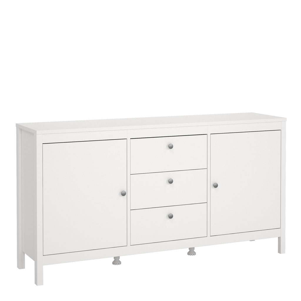 Maria Sideboard 2 Doors 3 Drawers in White