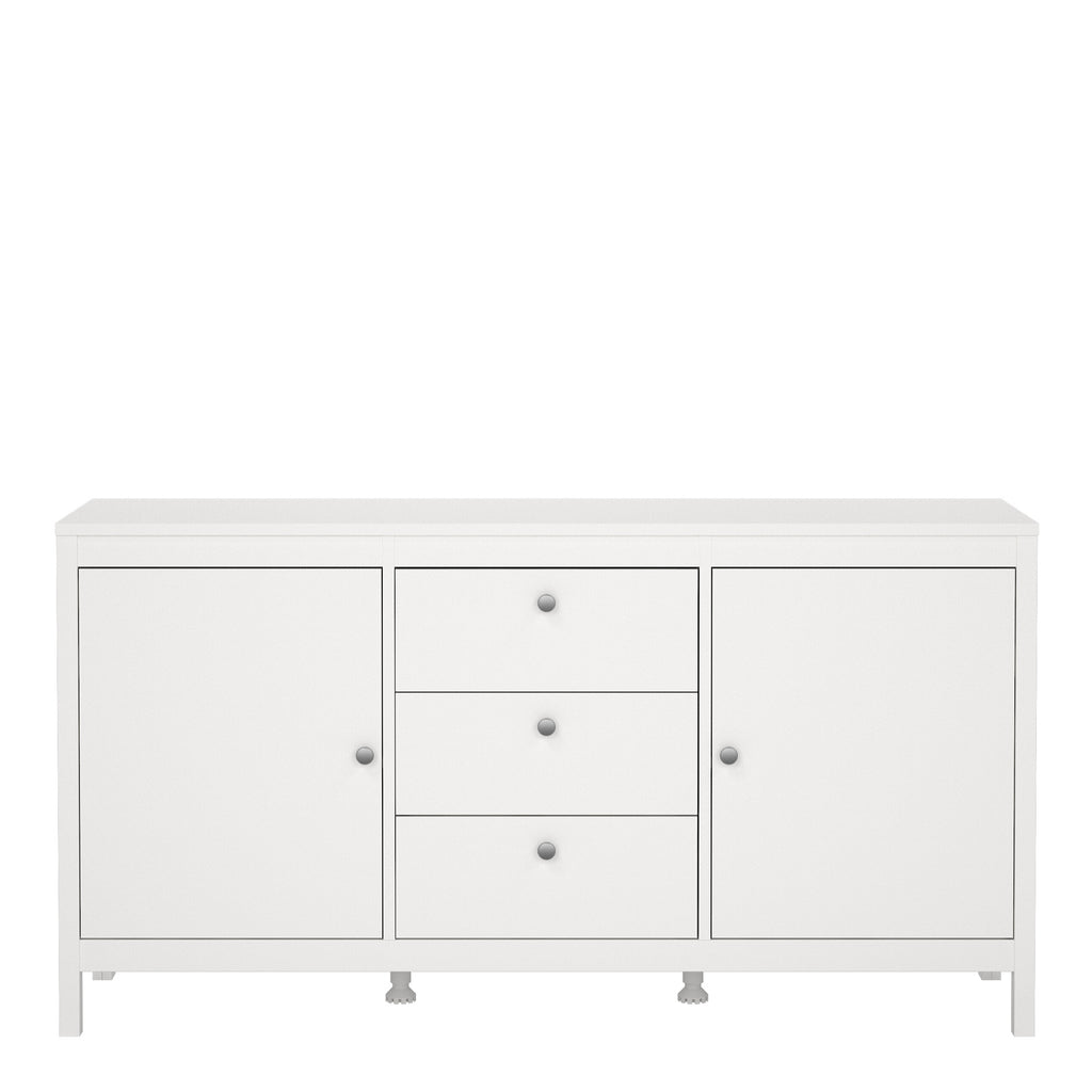 Maria Sideboard 2 Doors 3 Drawers in White