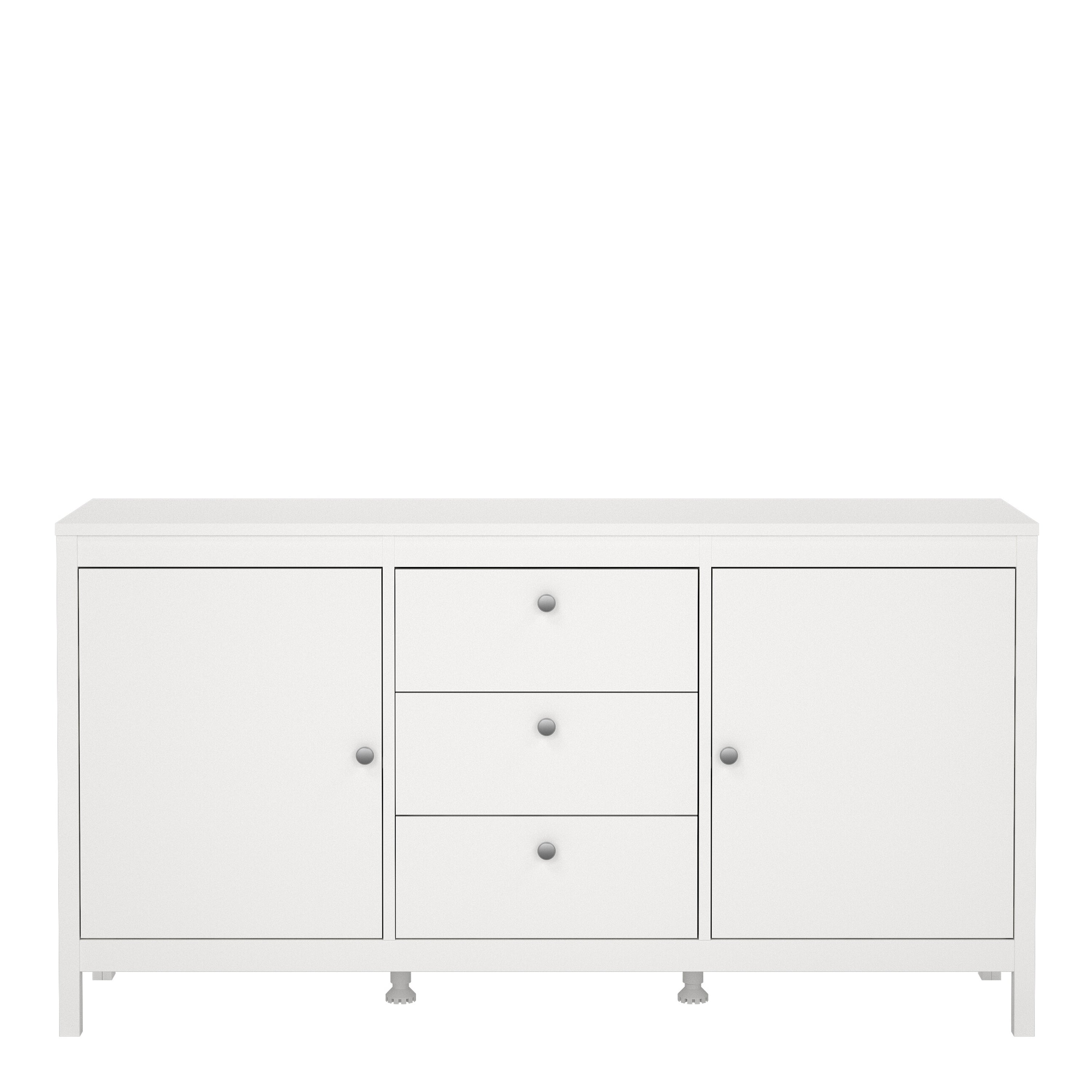 Maria Sideboard 2 Doors 3 Drawers in White