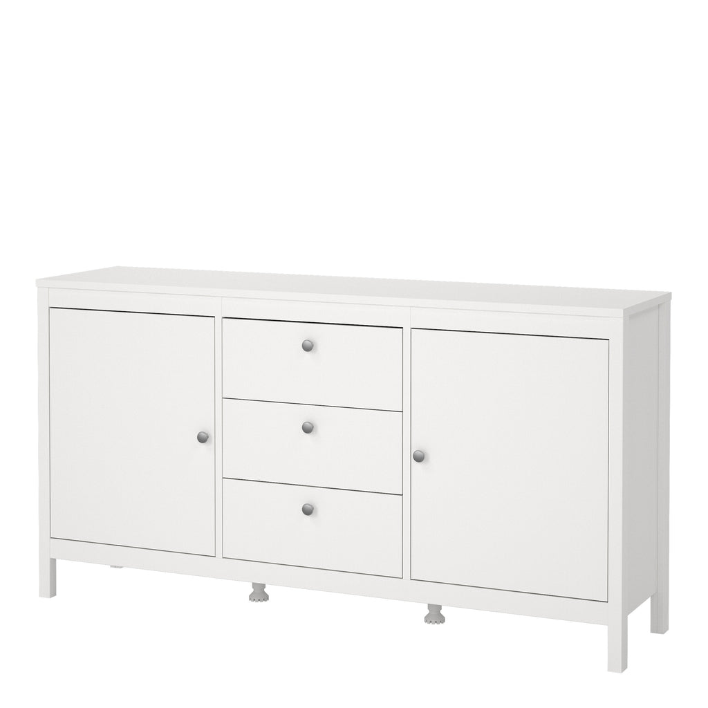 Maria Sideboard 2 Doors 3 Drawers in White