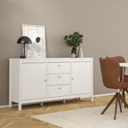 Maria Sideboard 2 Doors 3 Drawers in White