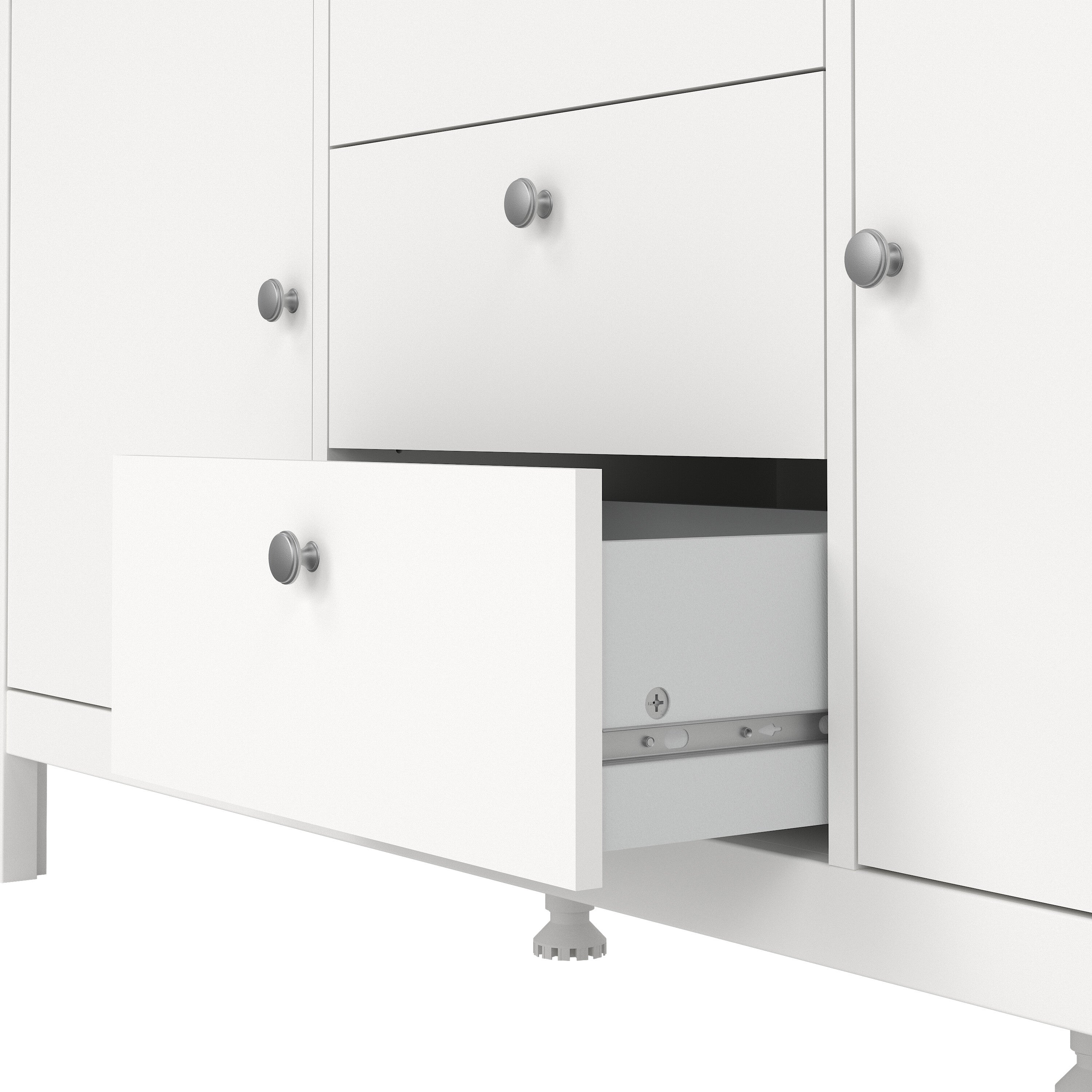 Maria Sideboard 2 Doors 3 Drawers in White