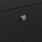 Maria Sideboard 2 Doors 3 Drawers in Matt Black