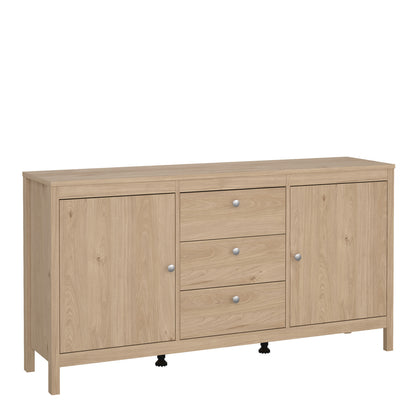 Maria 2 Door/3 Drawer Sideboard in Jackson Hickory Oak