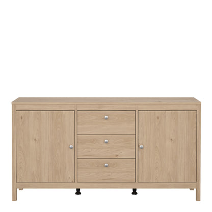 Maria 2 Door/3 Drawer Sideboard in Jackson Hickory Oak