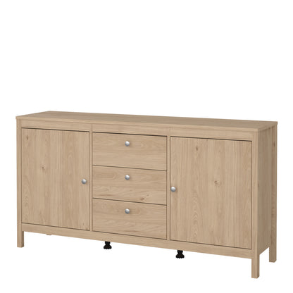 Maria 2 Door/3 Drawer Sideboard in Jackson Hickory Oak