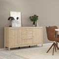 Maria 2 Door/3 Drawer Sideboard in Jackson Hickory Oak