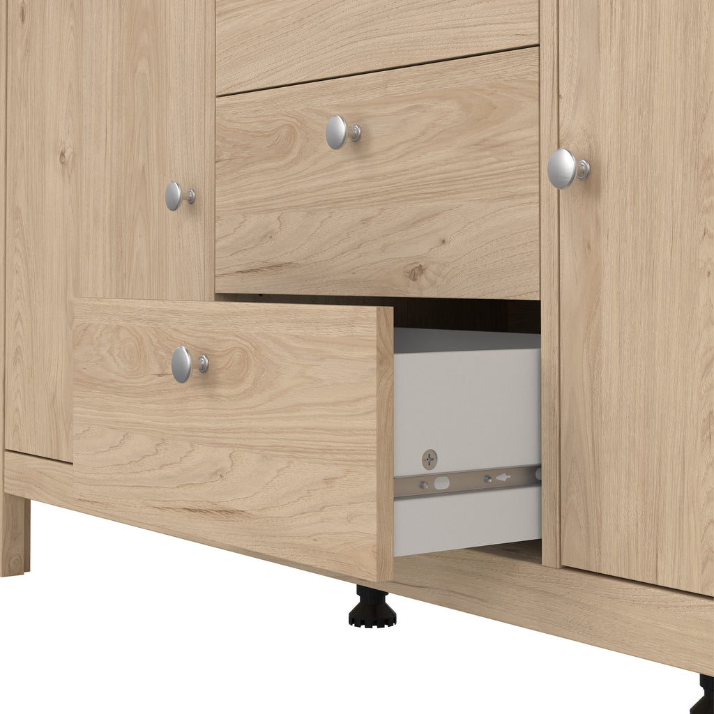 Maria 2 Door/3 Drawer Sideboard in Jackson Hickory Oak