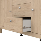 Maria 2 Door/3 Drawer Sideboard in Jackson Hickory Oak